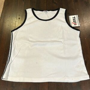 NWT Vital Women’s White Tank Top Size Large